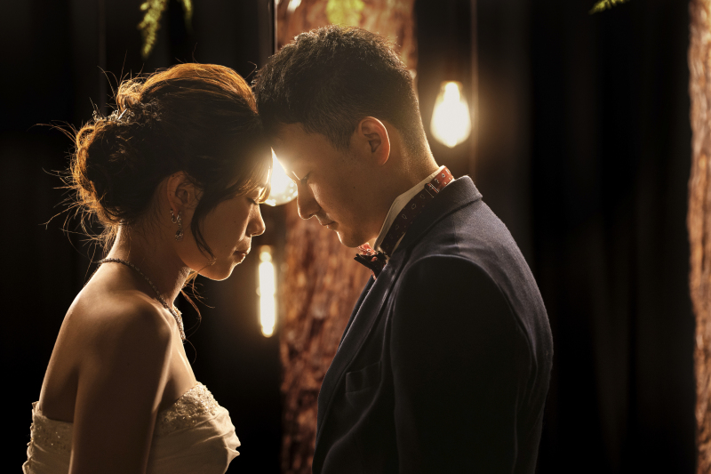 ラブリーから一変。ドラマティックな写真も・・・