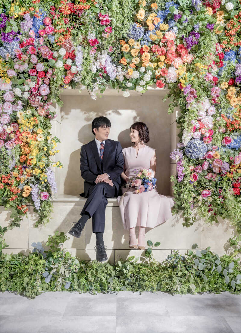 ~色鮮やかな花々に囲まれて~