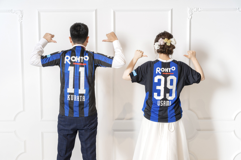 お気に入りの選手のユニフォームを見て