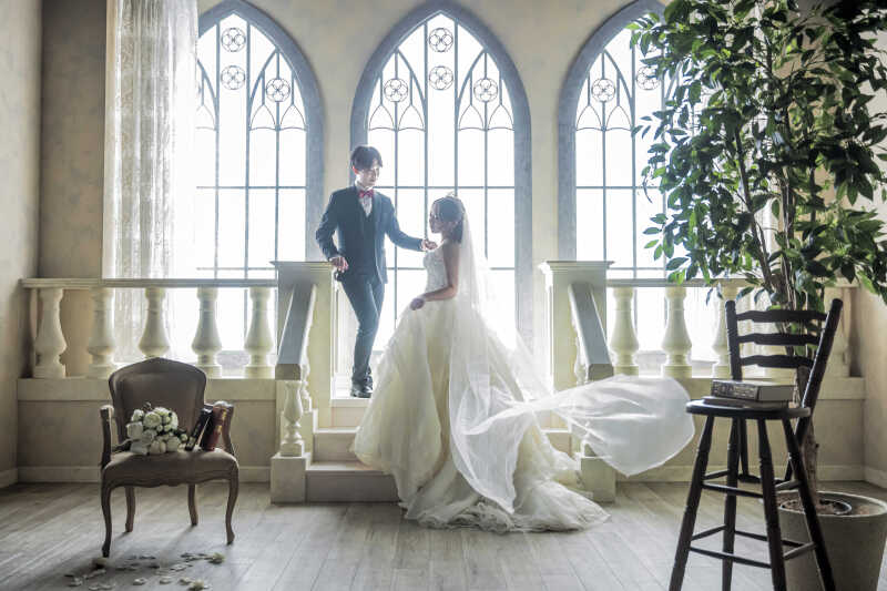 チャペルで王道ショット!