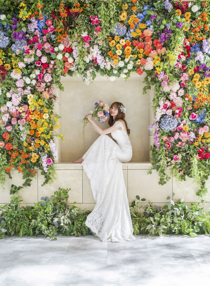 ご新婦様おすわりソロショット