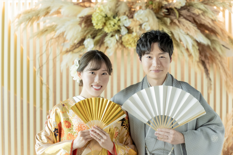 【和モダンルーバー】扇子×スマイルショット