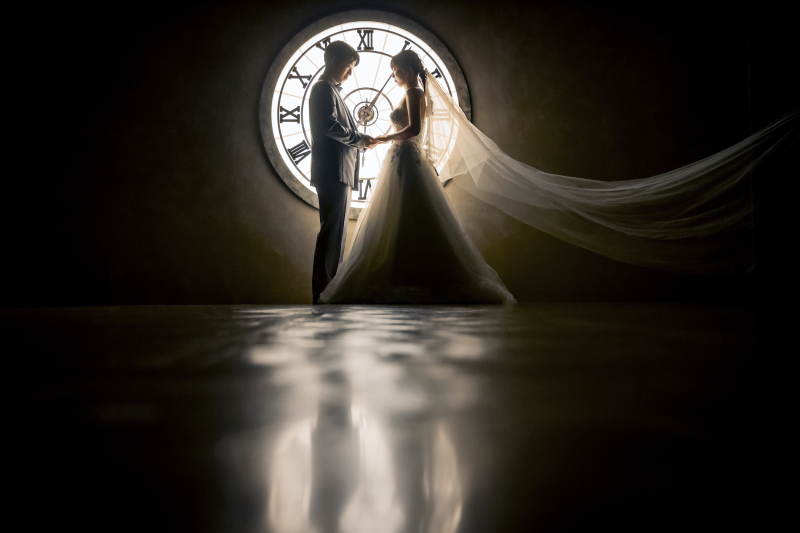 光の中で、2人だけの世界