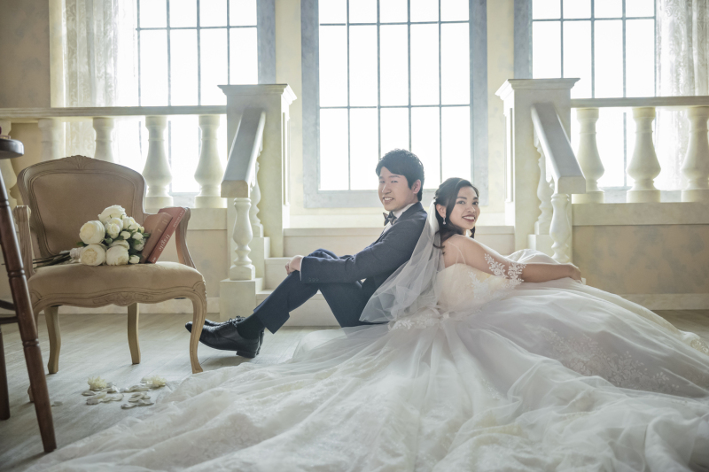 【チャペル】お座りショット