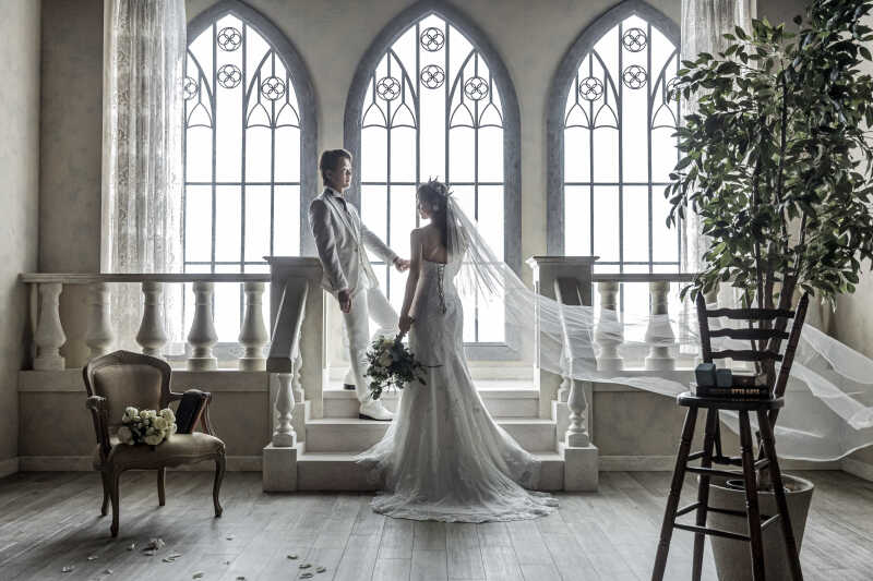 純白のベールが舞う瞬間…