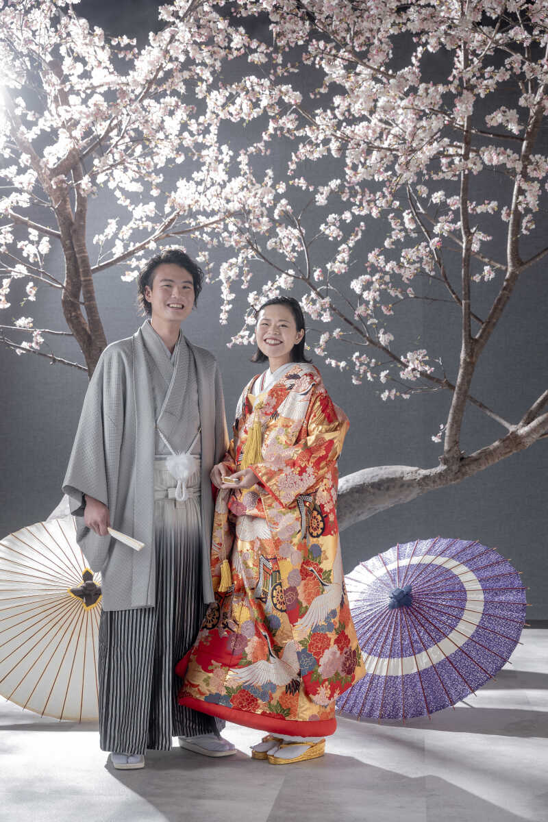 ~桜と和装が調和する美しい瞬間~