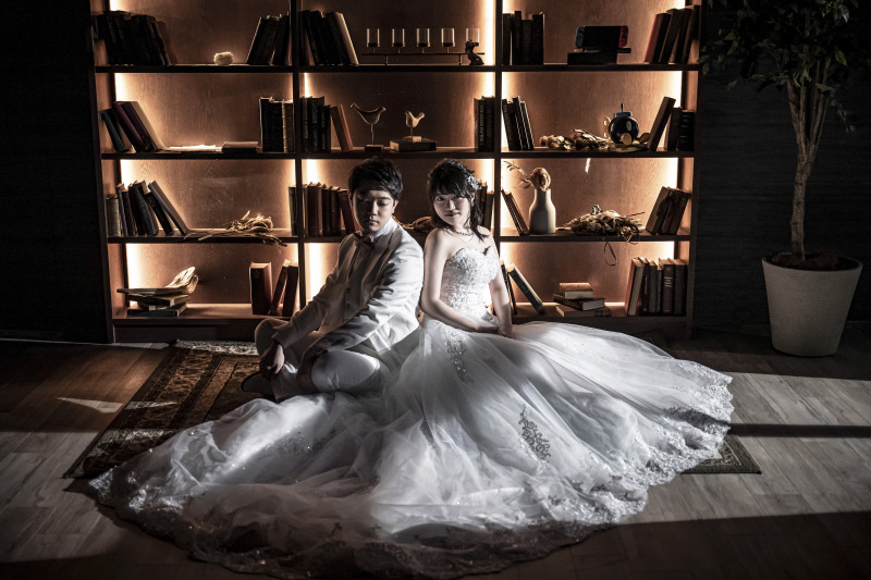 シックなバリエーションも豊富に撮影します♪