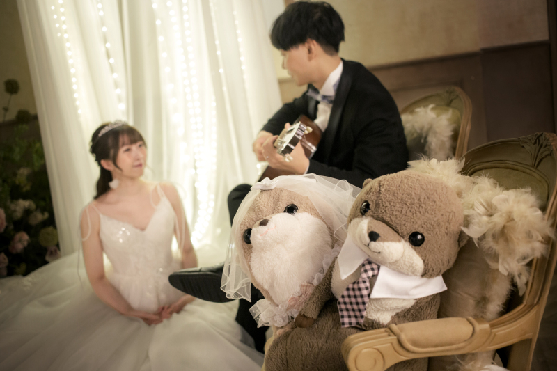 おふたりの大切なアイテムも一緒にシューティング!