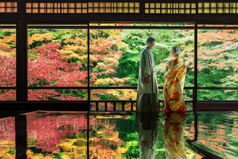 瑠璃光院の超越した美しさを背景に