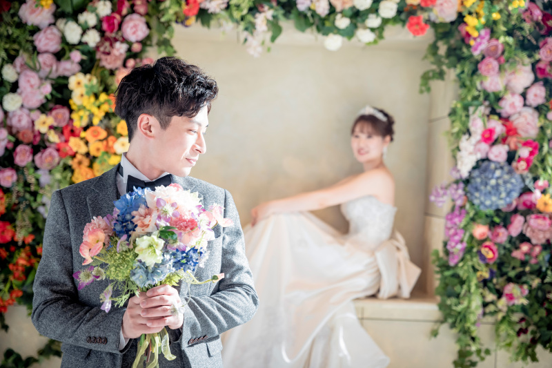 ブーケを届けに