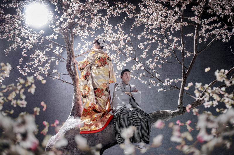 桜の花々に囲まれて…♪