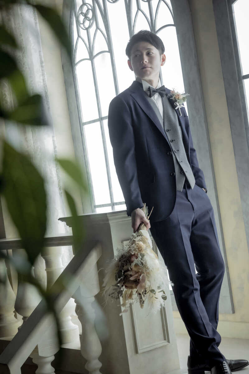 ご新郎様ソロショット。とっても画になります!