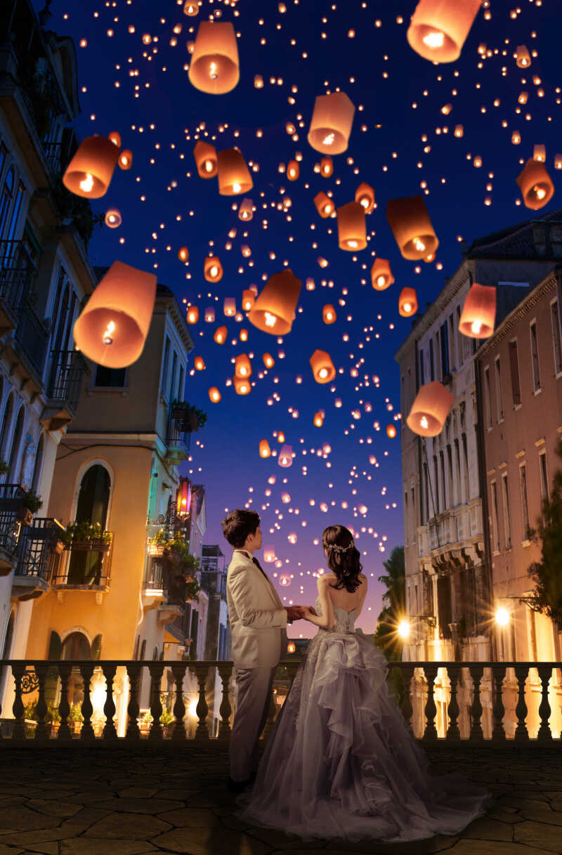 ランタンが灯す二人のロマンチックナイト
