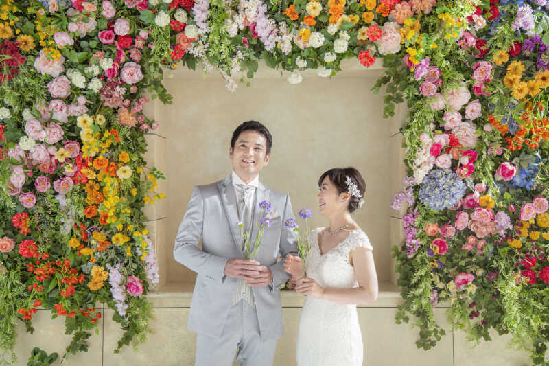 【フラワーウォール】ビッグスマイルショット