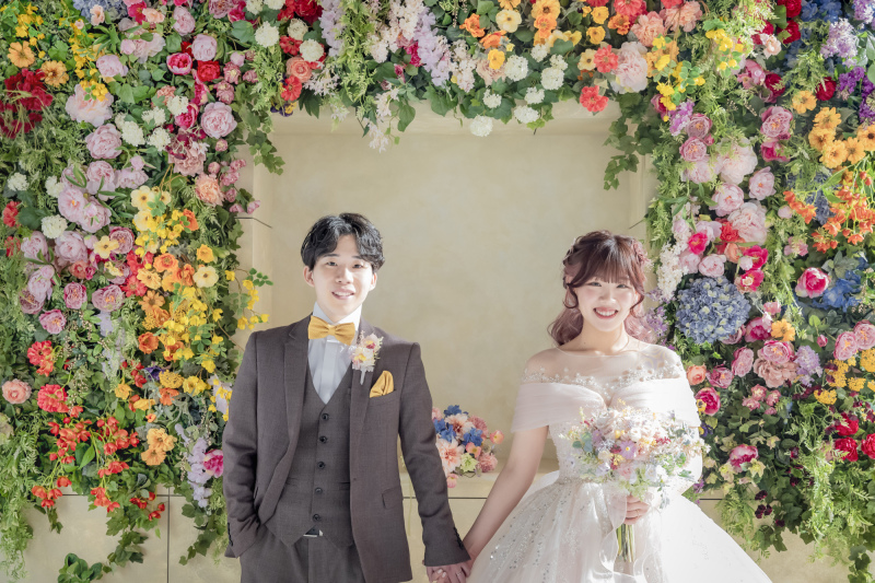 こだわりブーケ×スマイル♪@フラワーウォール