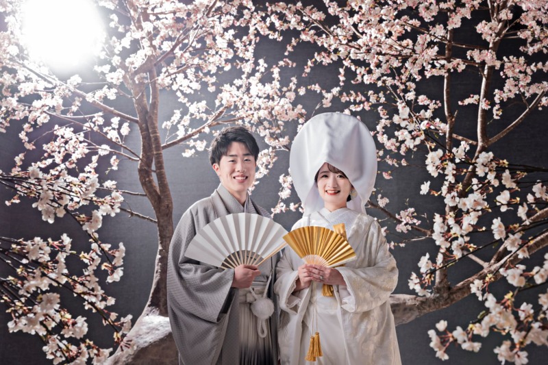 夜桜からスタート！