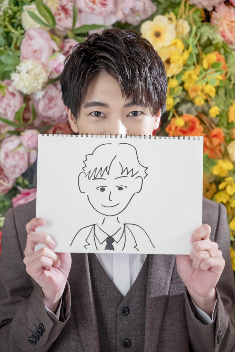 ★手描きの似顔絵と一緒に★