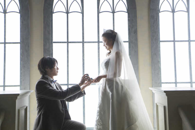 【チャペル】ロマンティックプロポーズショット♪