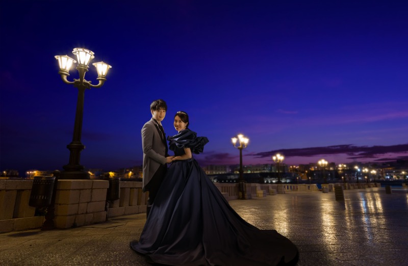 まるで海外映画のワンシーン。