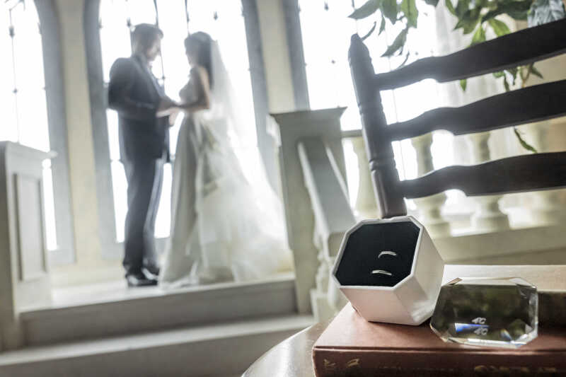 リングの向こうに…永遠の約束が♡