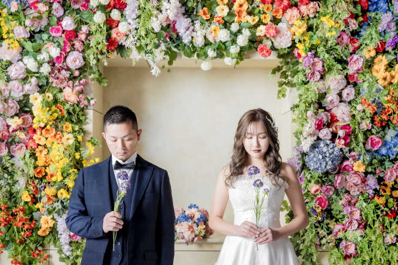 【フラワーウォール】お願い事ショット