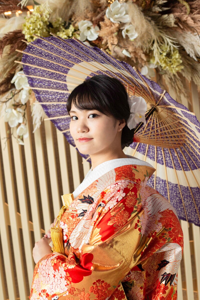 和装でのソロショット
