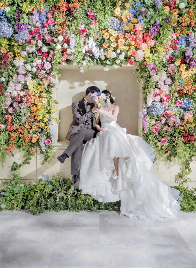 ブーケに隠されたおふたりの笑顔♪