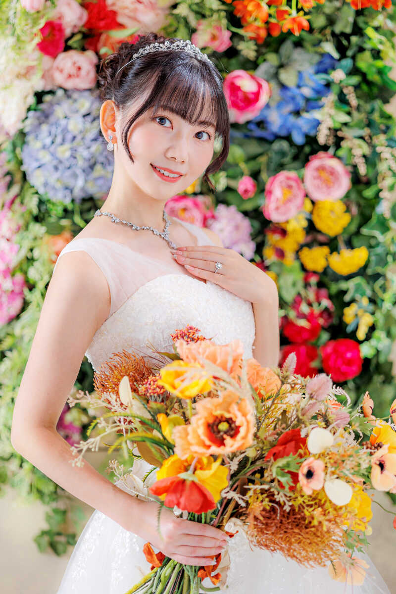 【新婦様ソロショット】可憐に、そして凛と咲く✿