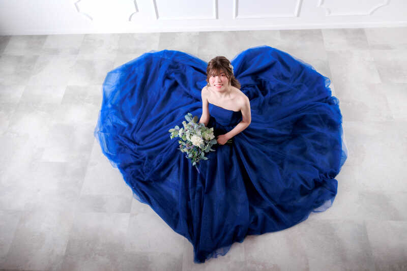 ハート型にアレンジしたキュートショット♡