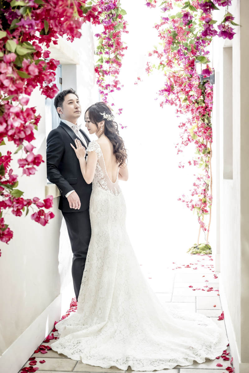 鮮やかなブーゲンビリアに包まれて