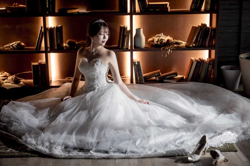 美しすぎるご新婦様のソロショット!