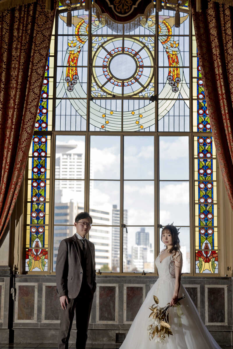 特別室で撮影スタート