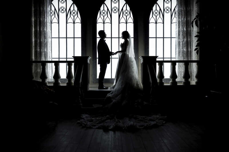 【チャペル】コントラストショット