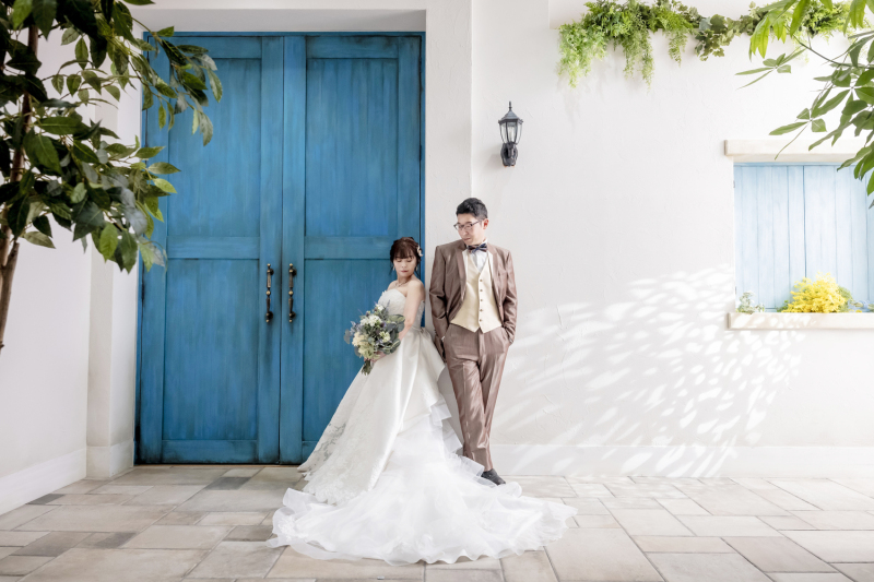 まるで海外!地中海エントランスで♪