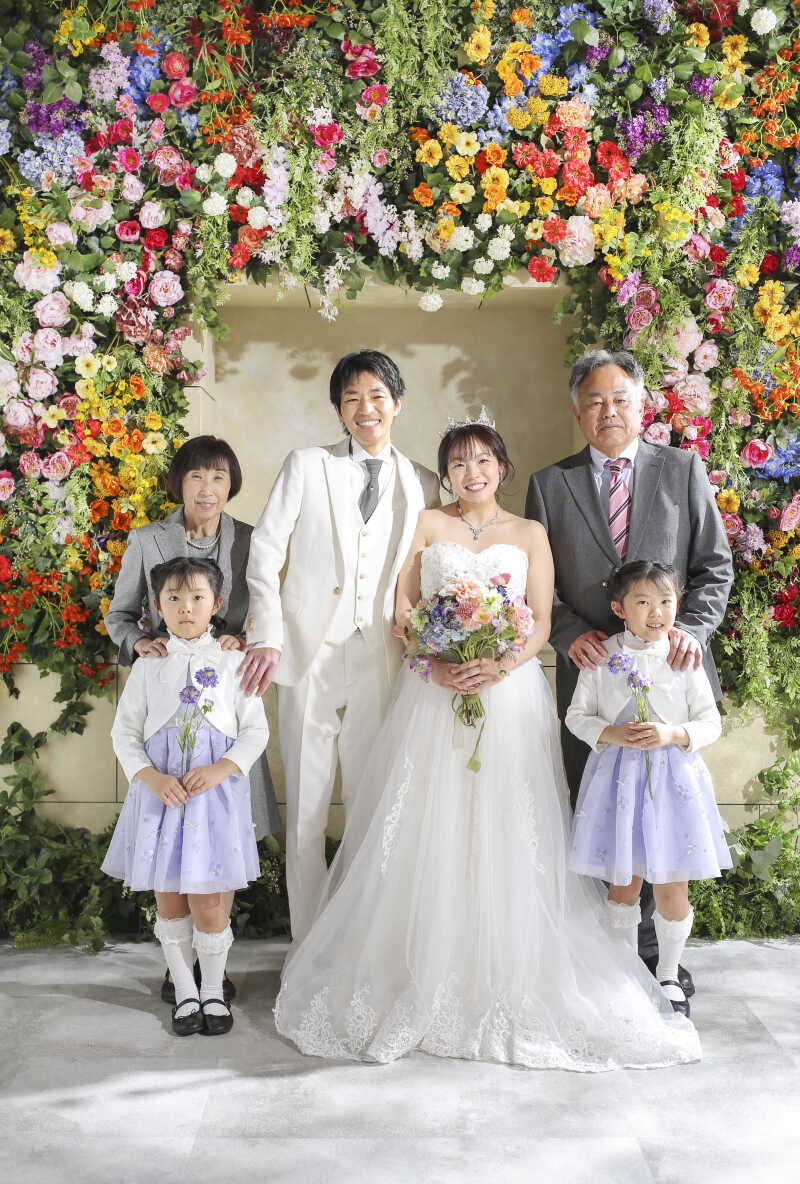 ラストショットも家族と一緒に♪