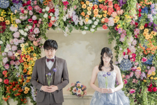 まるで映画のワンシーン♪ドラマティックなウェディングフォト