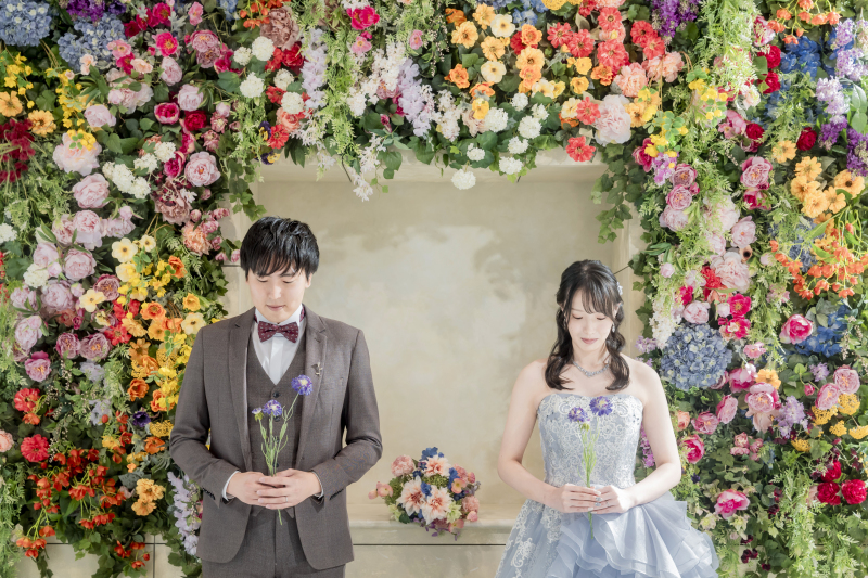 まるで映画のワンシーン♪ドラマティックなウェディングフォト