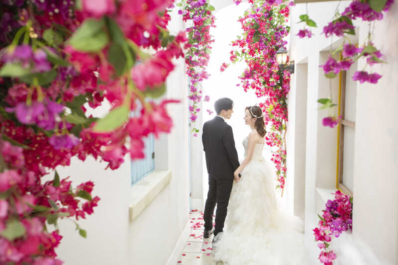 晴れやかな海外ロケのような雰囲気で撮影スタート!