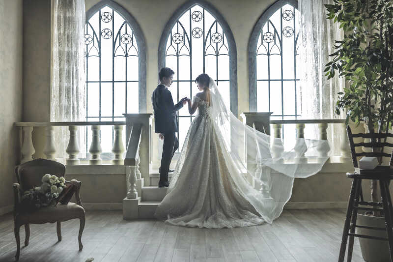 映画のワンシーンのように、ドラマチックな美しさを