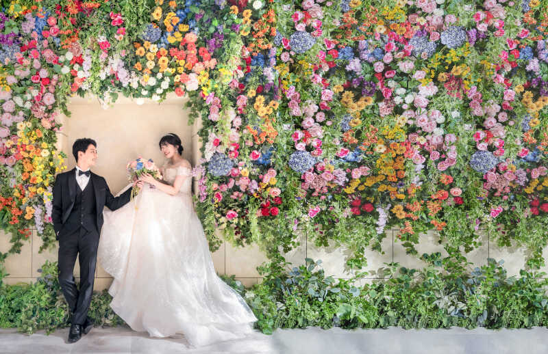 お花に囲まれて、とびきりHAPPYな一枚を!