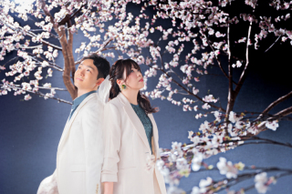 花に包まれて、シーンを旅する前撮り