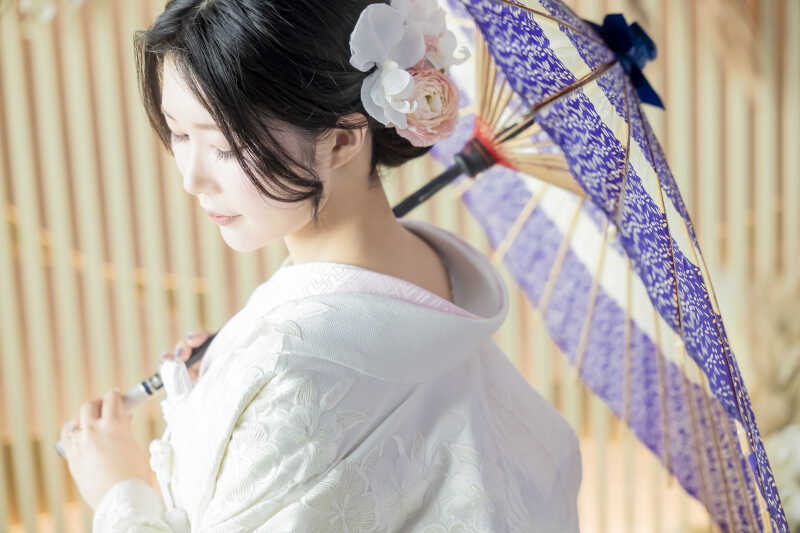 【新婦様ソロショット】しっとりとした美しさ