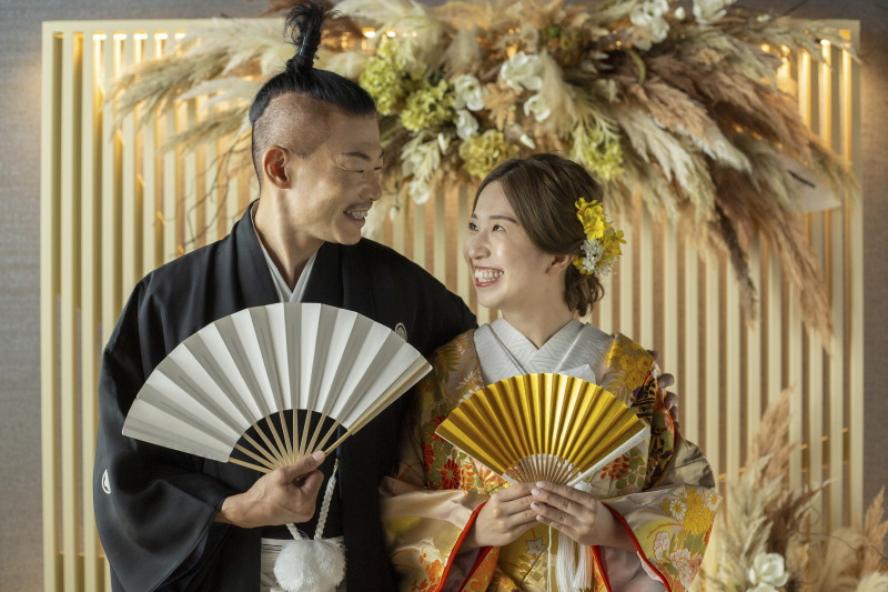 おふたりの素敵な笑顔