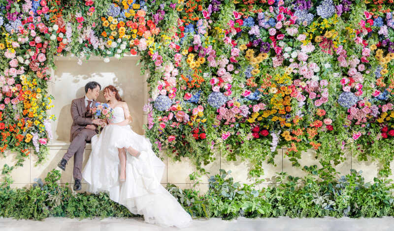 ブーケが結ぶおふたりの「愛」