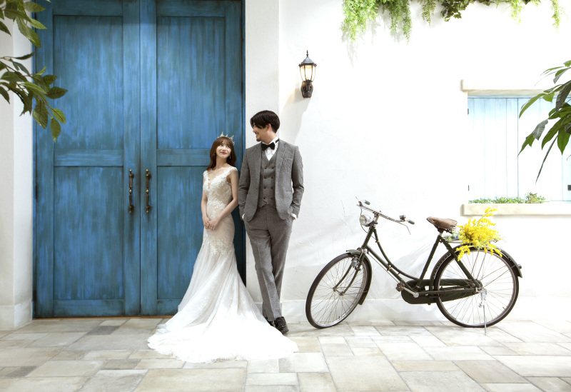 地中海モチーフの場所で