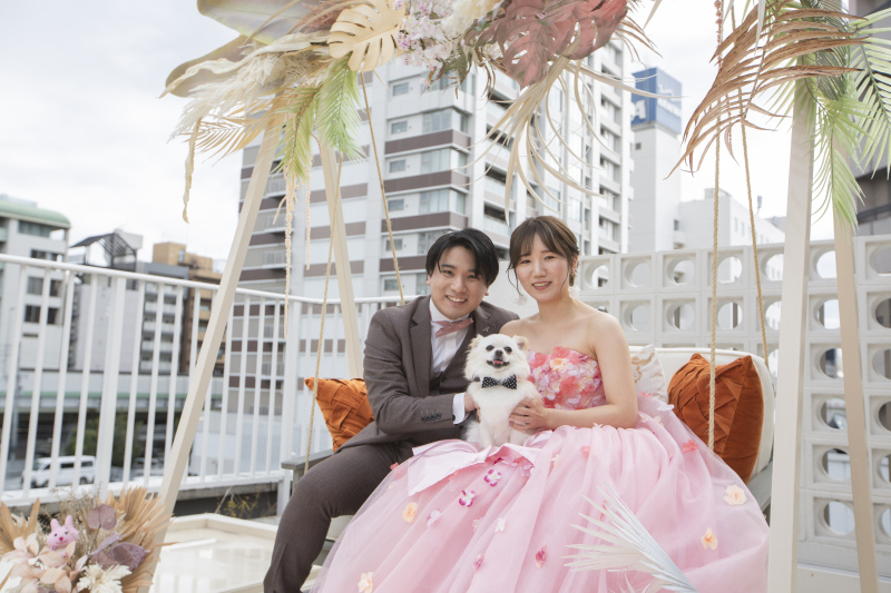 BLANZ(ブランズ)心斎橋_ペットと一緒に撮影できる