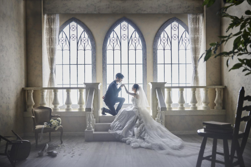 スタジオ3シーン洋装1着シンプルプラン(12ページアルバム)