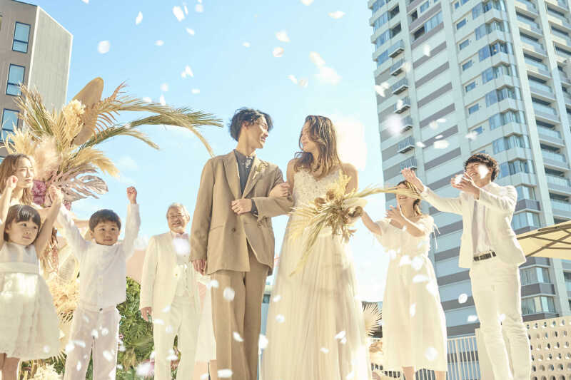 【挙式プラン】大切な人とルーフトップテラスで叶える…心温まる人前式を✨