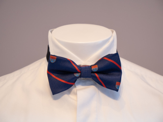 ボウタイ（蝶ネクタイ）レジメンタル／ネイビー×レッド