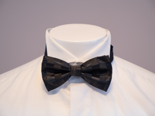 ボウタイ（蝶ネクタイ）チェッカー／ブラック